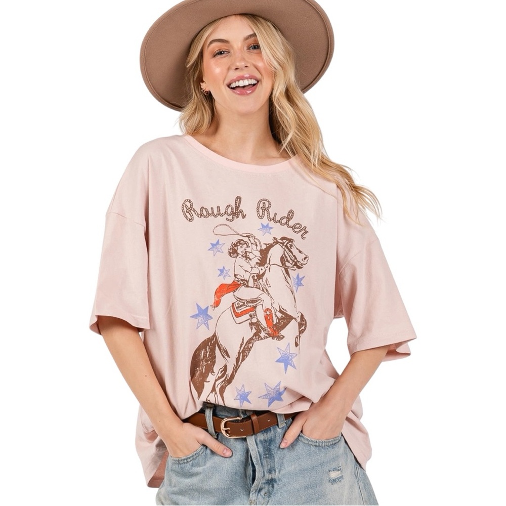 WESTERN SHORT SLEEVES RODEO GRAPHIC TEE - Picture 5 of 7